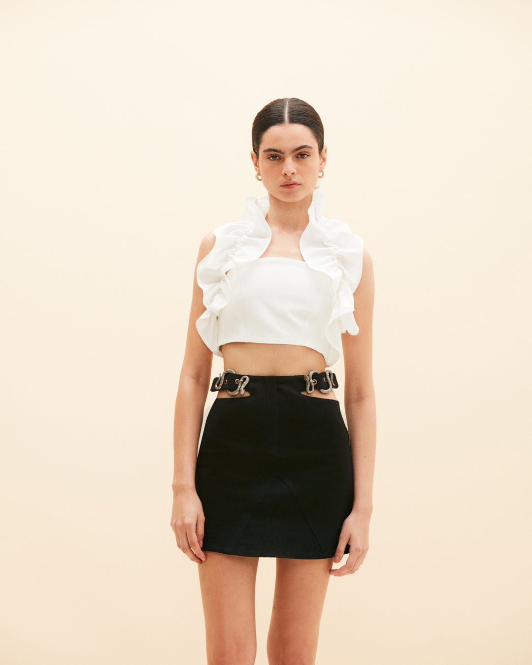 Black Pythom Skirt