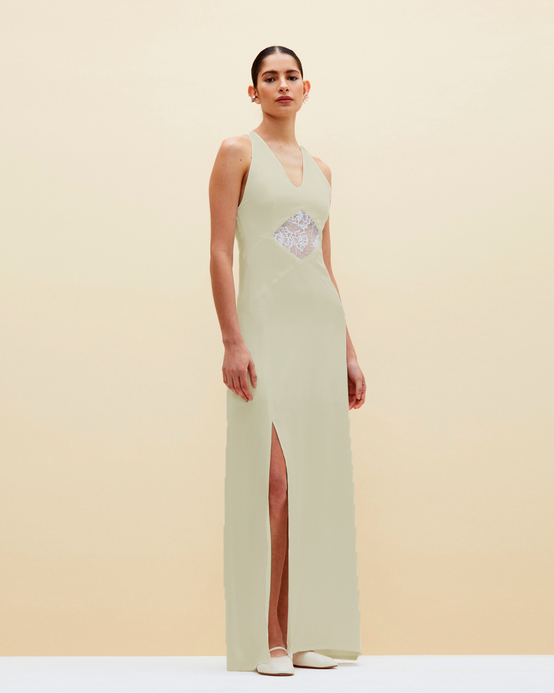 La Lune Ivory Dress