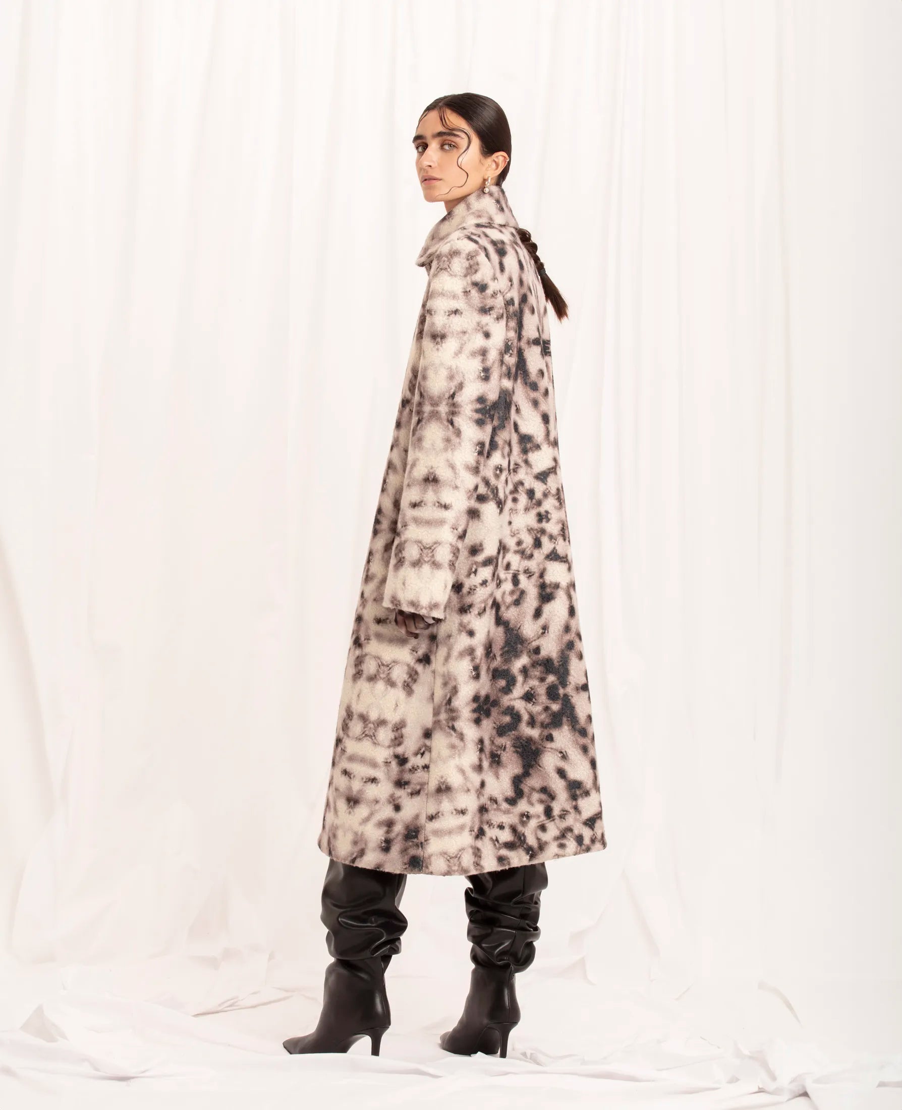 IMMEDIATE DELIVERY Cruella / Dalmatian Print Coat