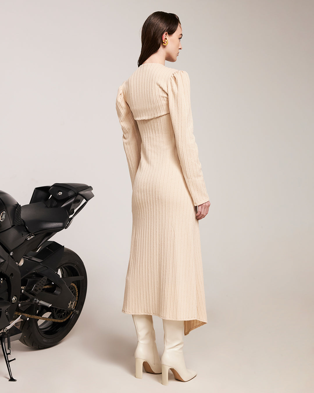 Temu Beige Dress