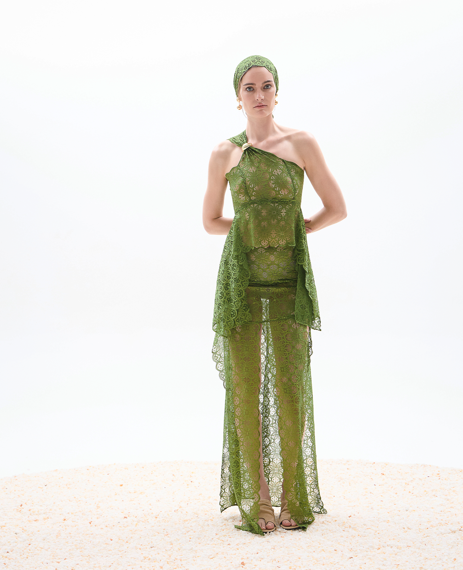 Poleo Skirt - Pistacchio Green