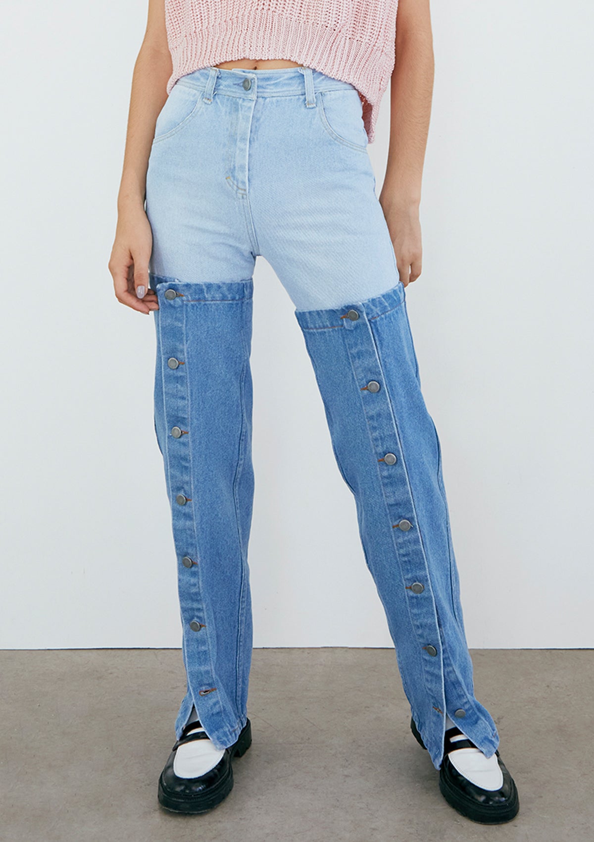 Accessory Jeans Leggings Pepas Medium Wash Denim