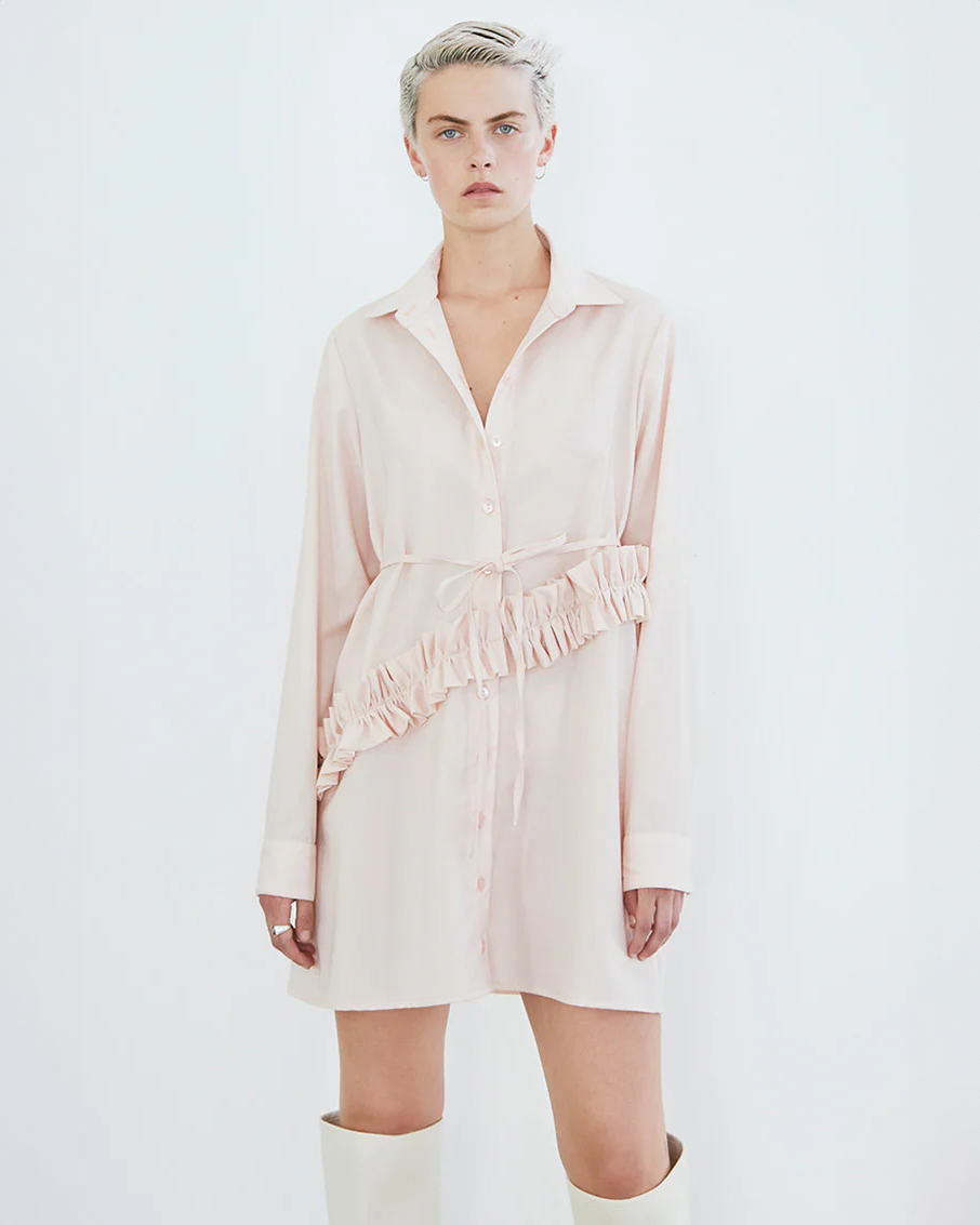 Vincent Shirt - Dress Rosewater Pink