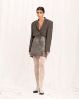 PRE-ORDER Claire Skirt Stone Grey