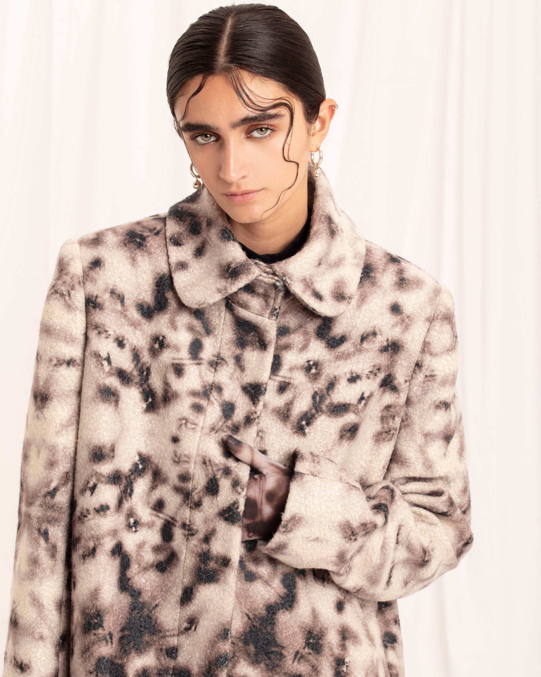 IMMEDIATE DELIVERY / Cruella Dalmatian Print Coat