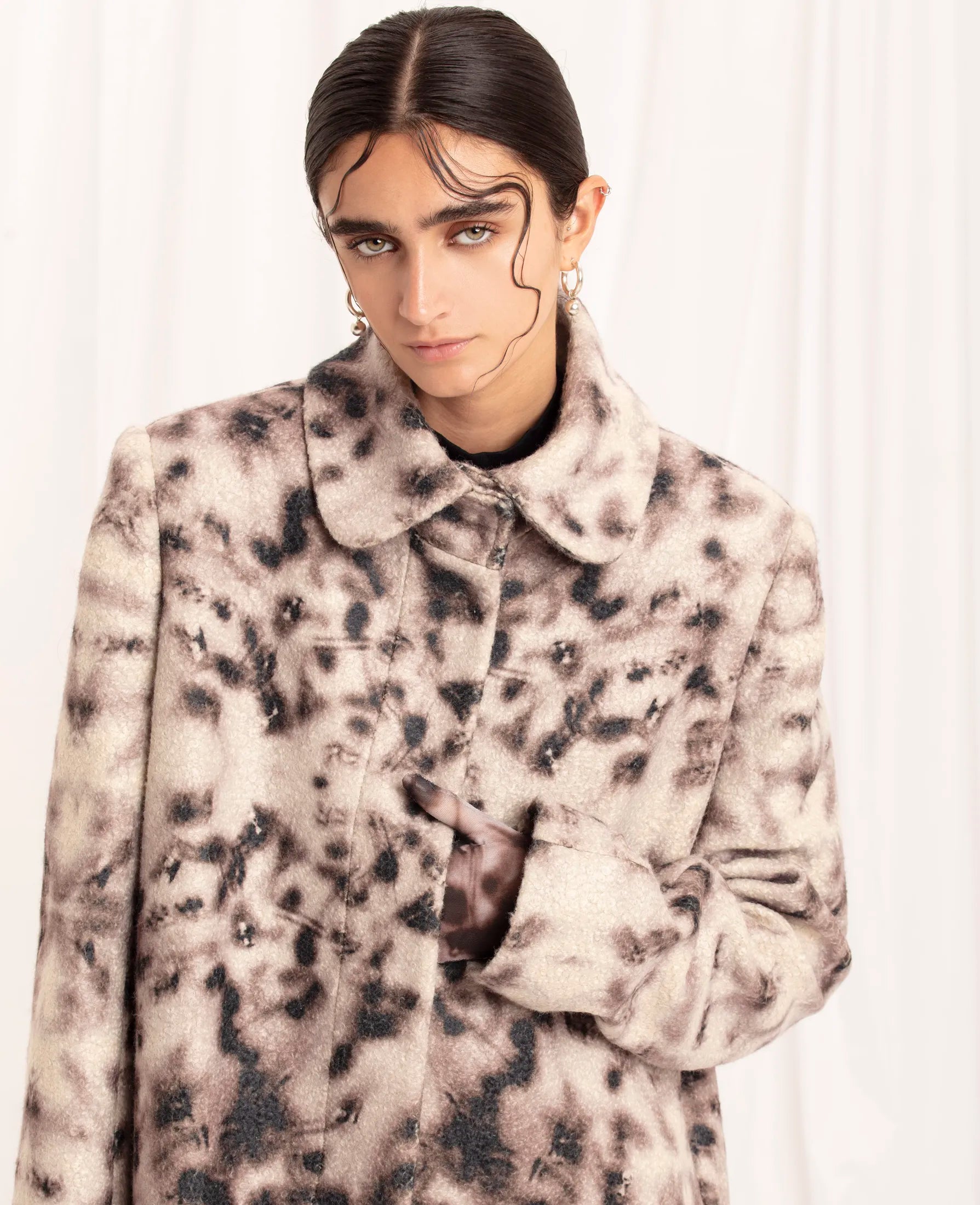 IMMEDIATE DELIVERY Cruella / Dalmatian Print Coat