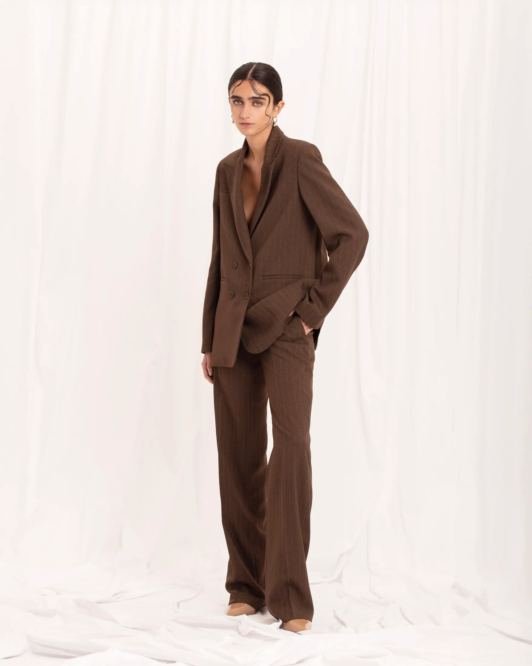IMMEDIATE DELIVERY / Patrizia Chocolat Trousers