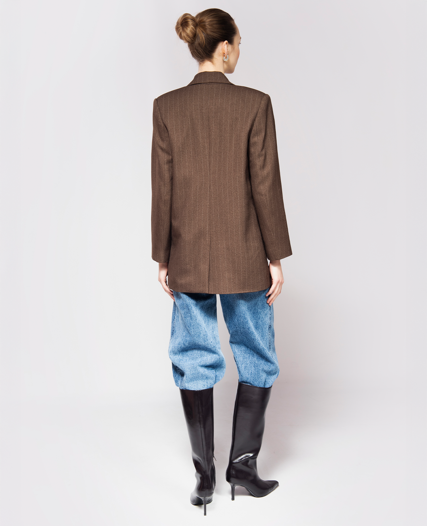 IMMEDIATE DELIVERY / Maggie Chocolate Blazer
