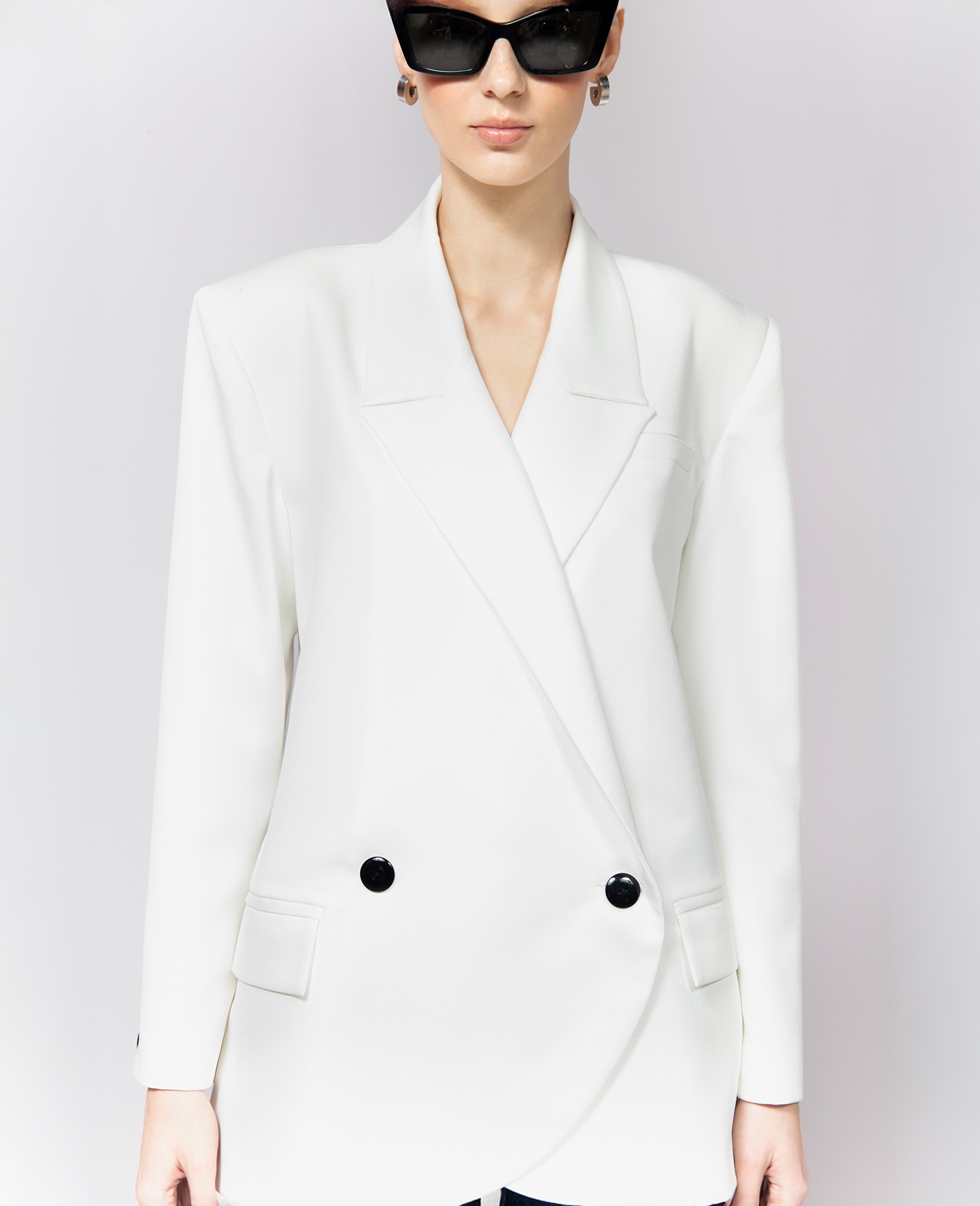 IMMEDIATE DELIVERY Peony White Jacket