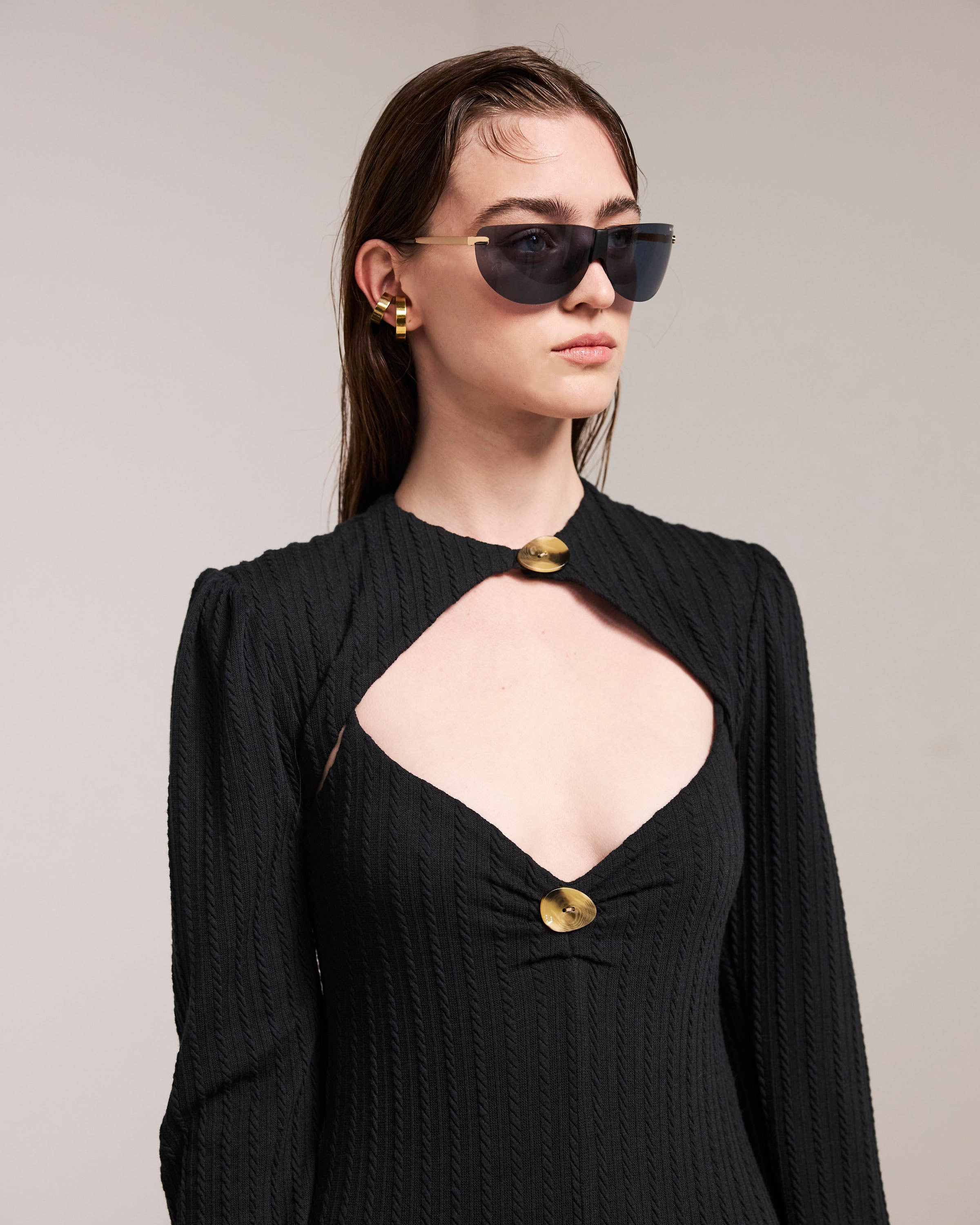 Temu Black Dress
