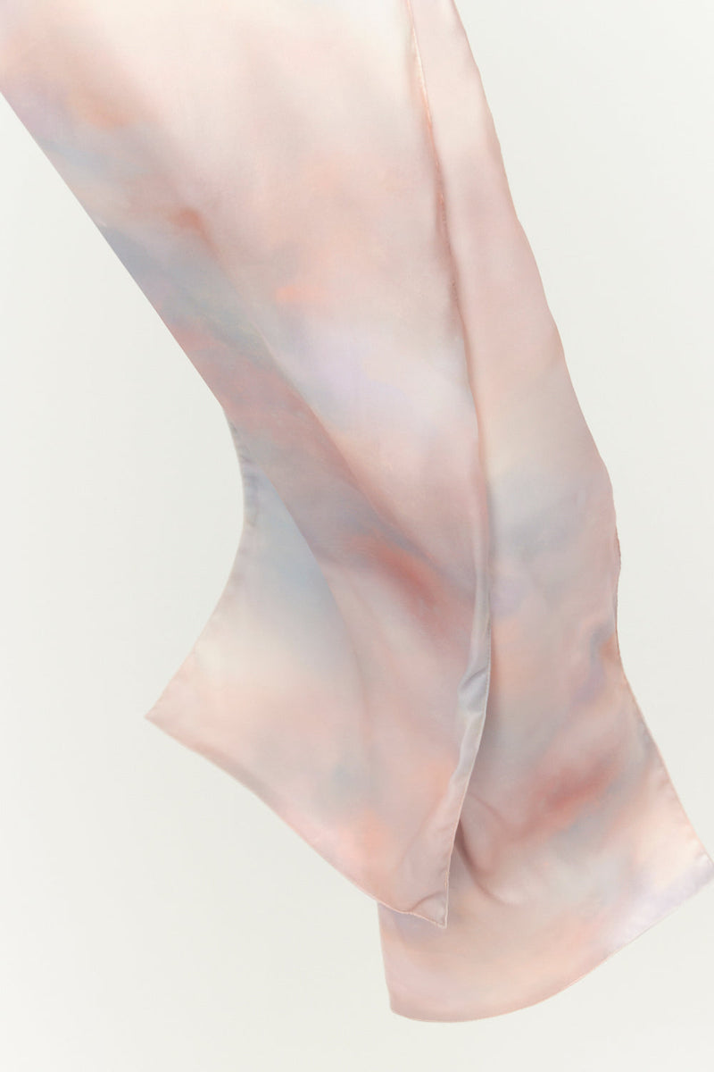 PRE-ORDER Tepu Pink Sunset Print Scarf