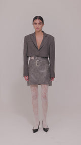 PRE-ORDER Claire Skirt Stone Grey