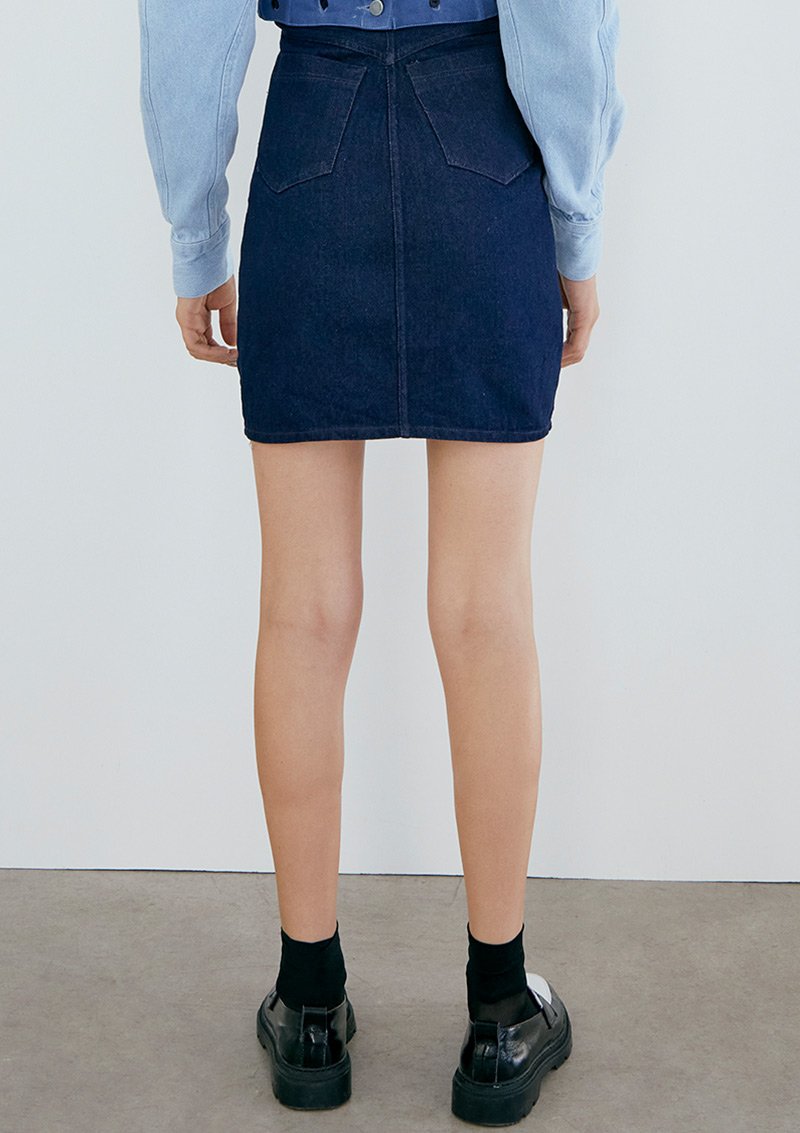 Nicolay Skirt Dark Blue Denim