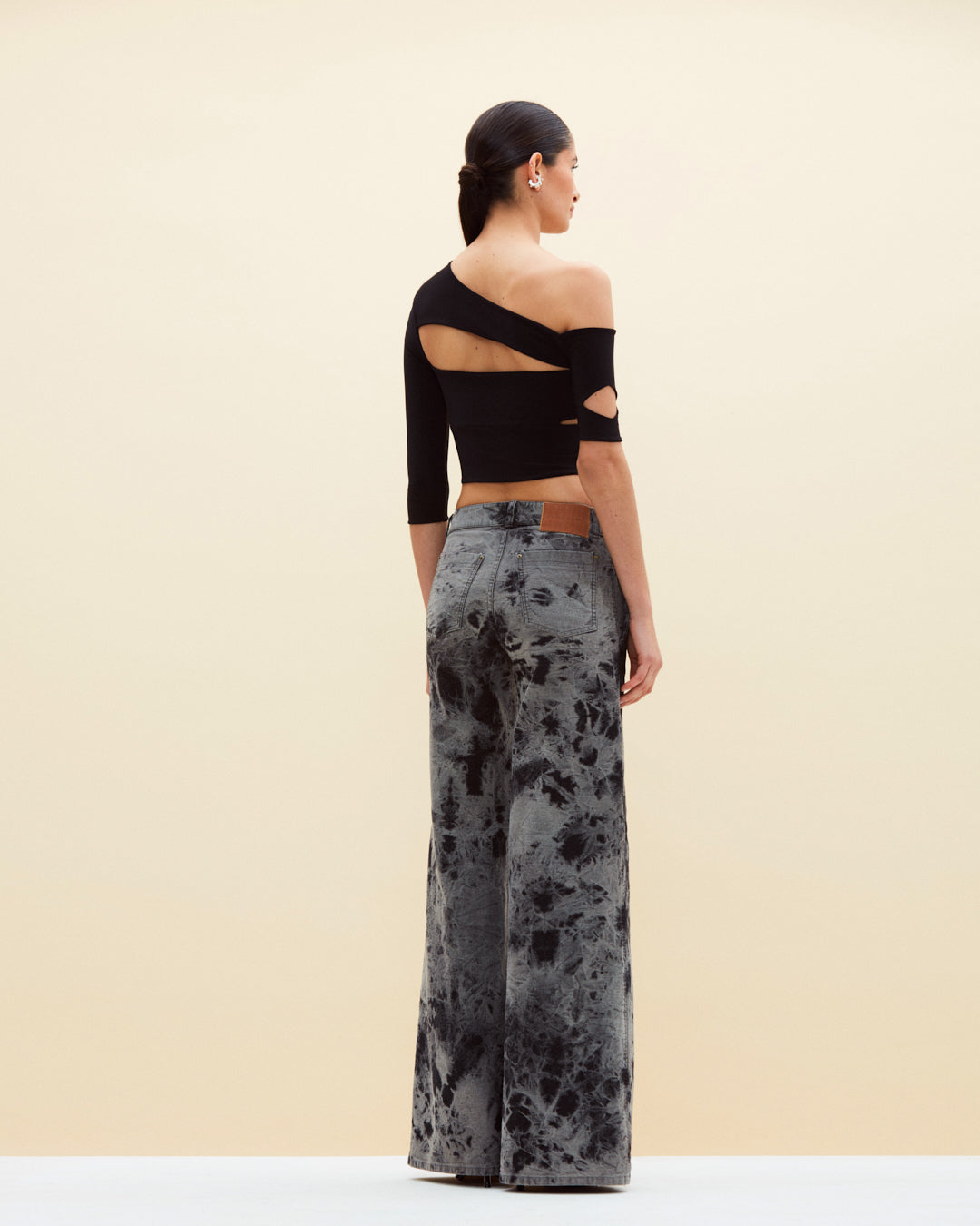 Meraki Jeans Black Tie-Dye