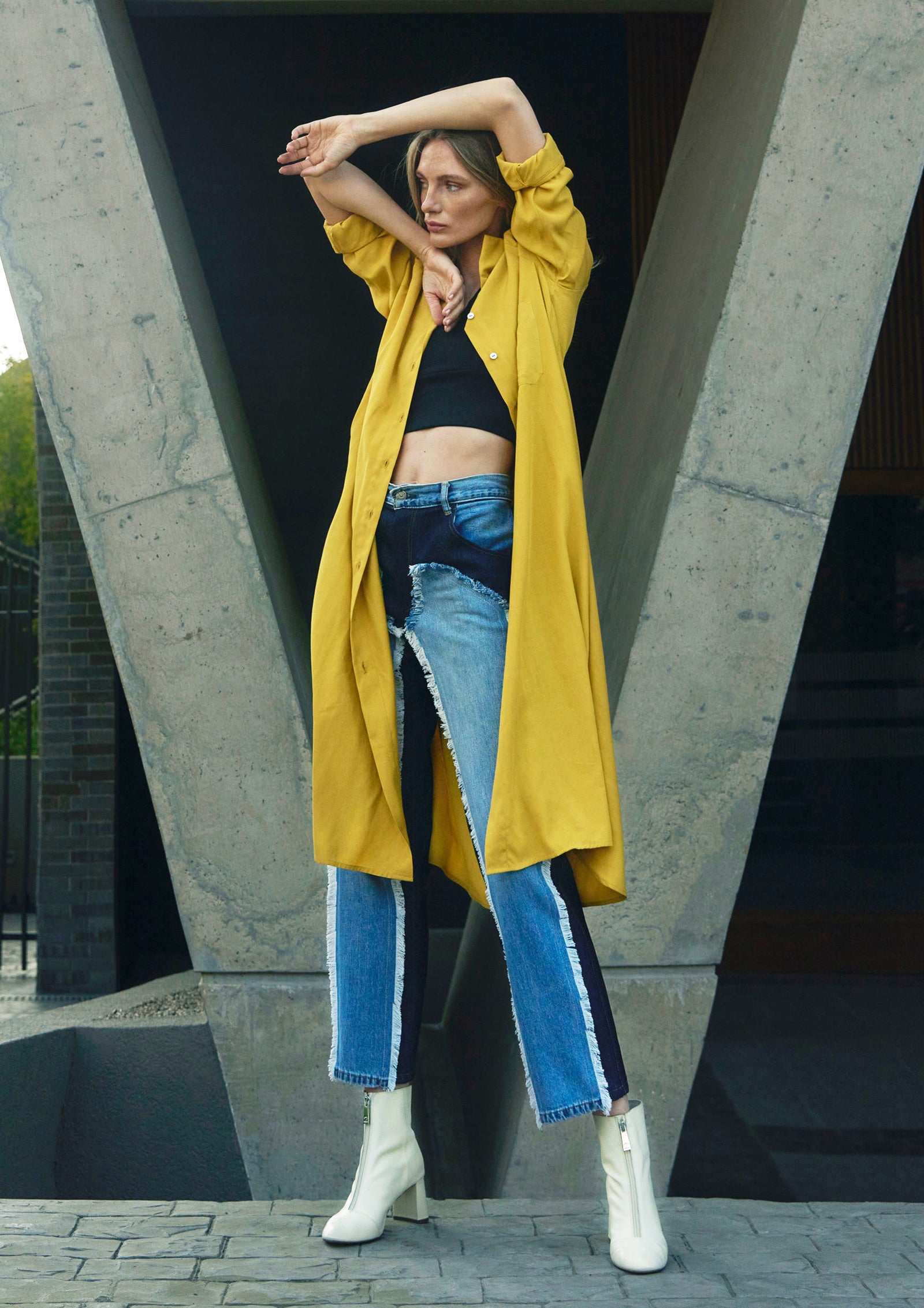 Yellow INRI Top