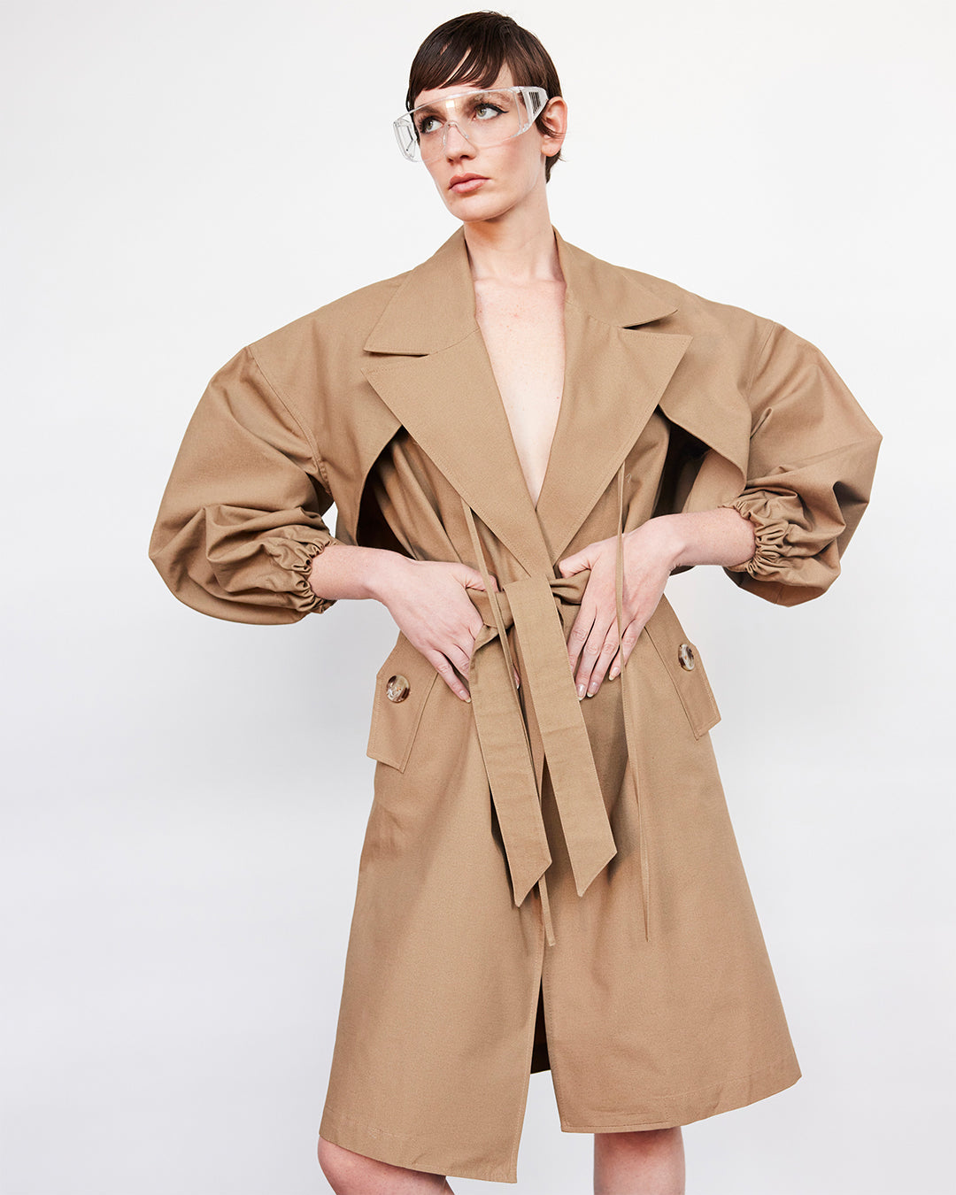 Coat Elqui Beige