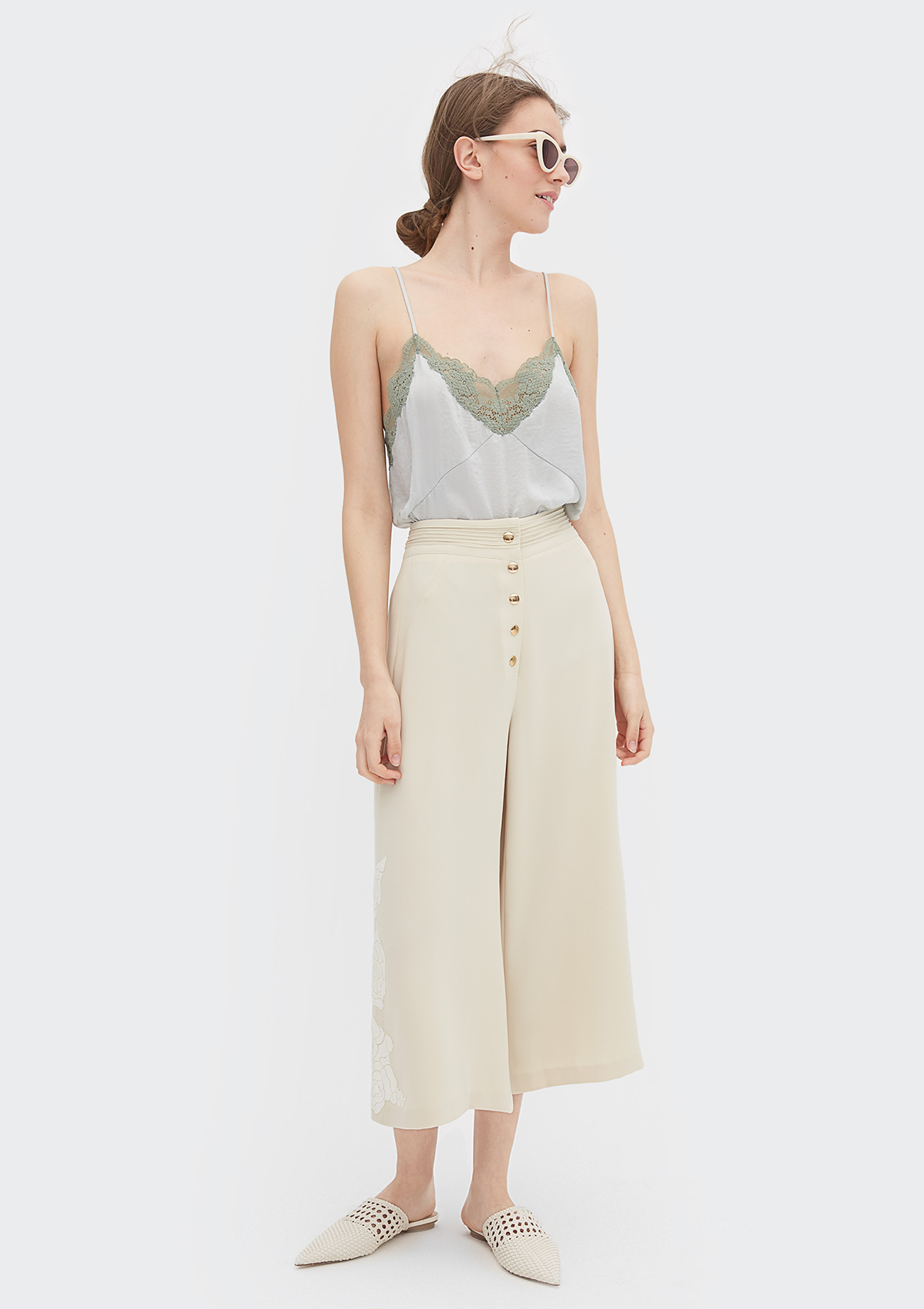 Pantalon RILEY Blanco