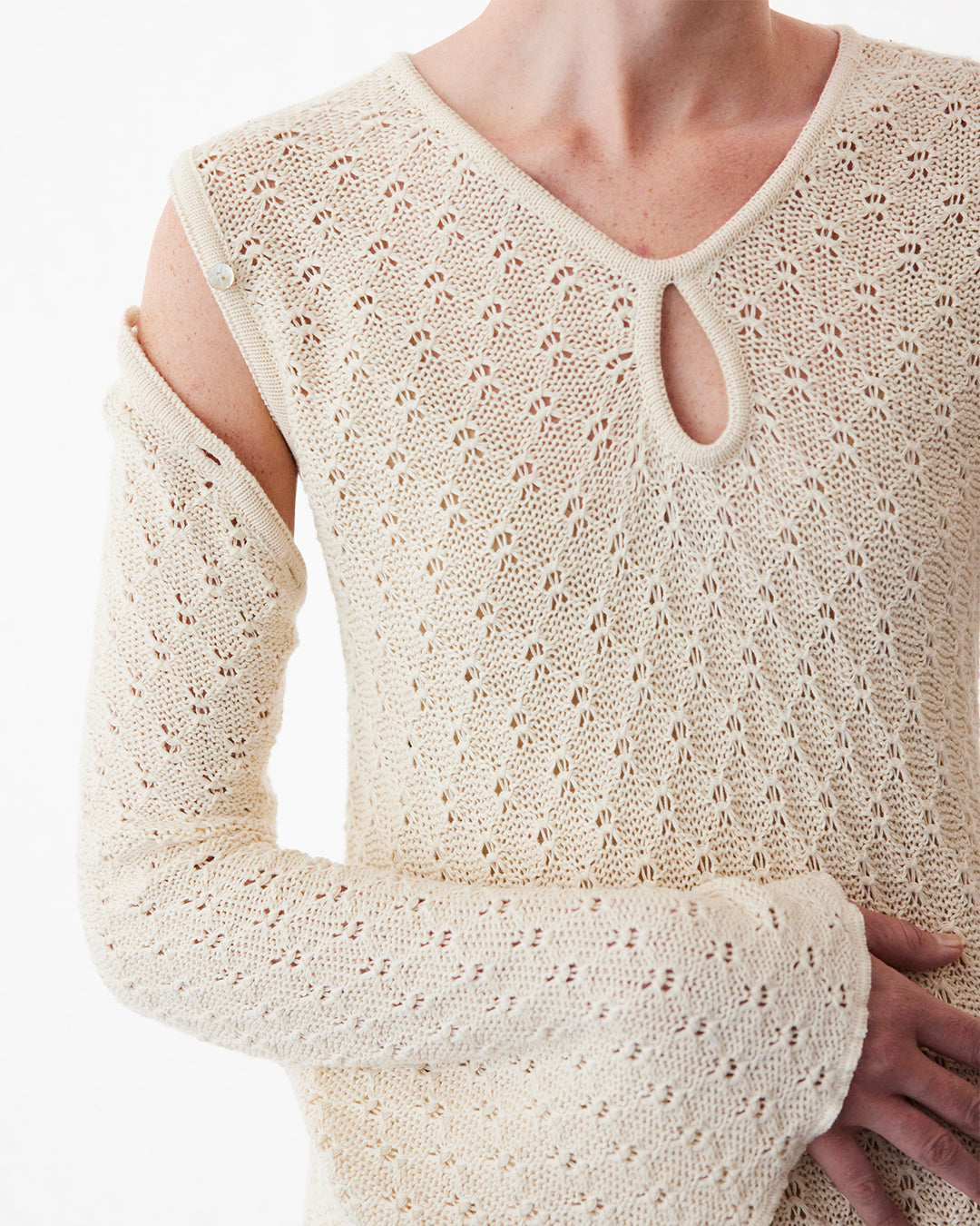 Knit Dress Tamesis Alabaster White