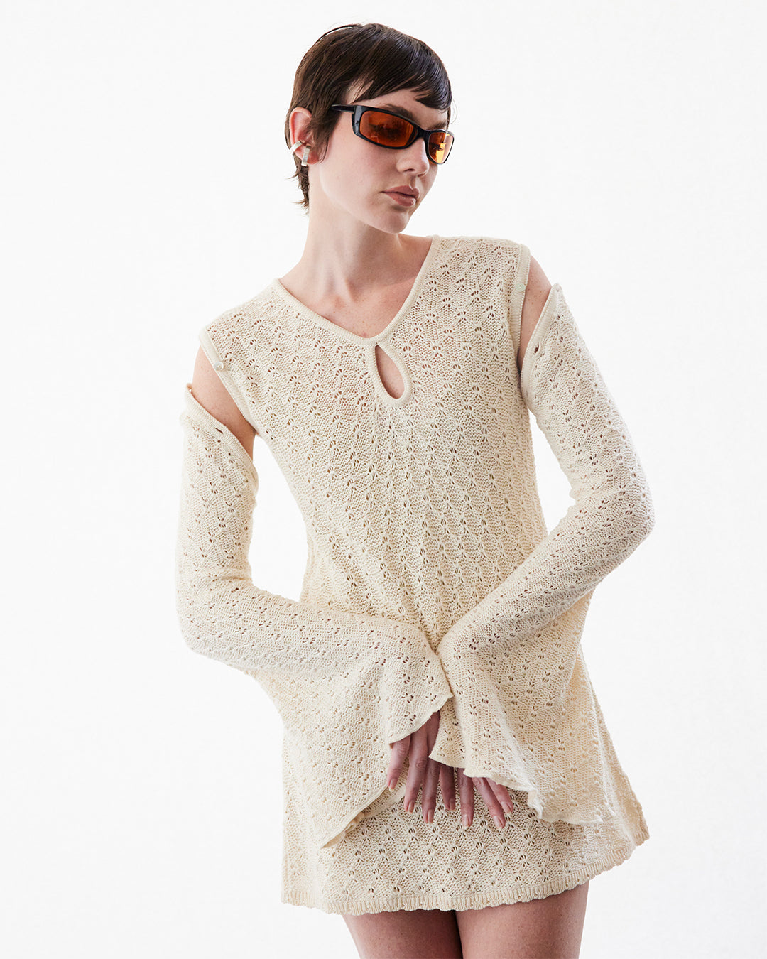 Knit Dress Tamesis Alabaster White