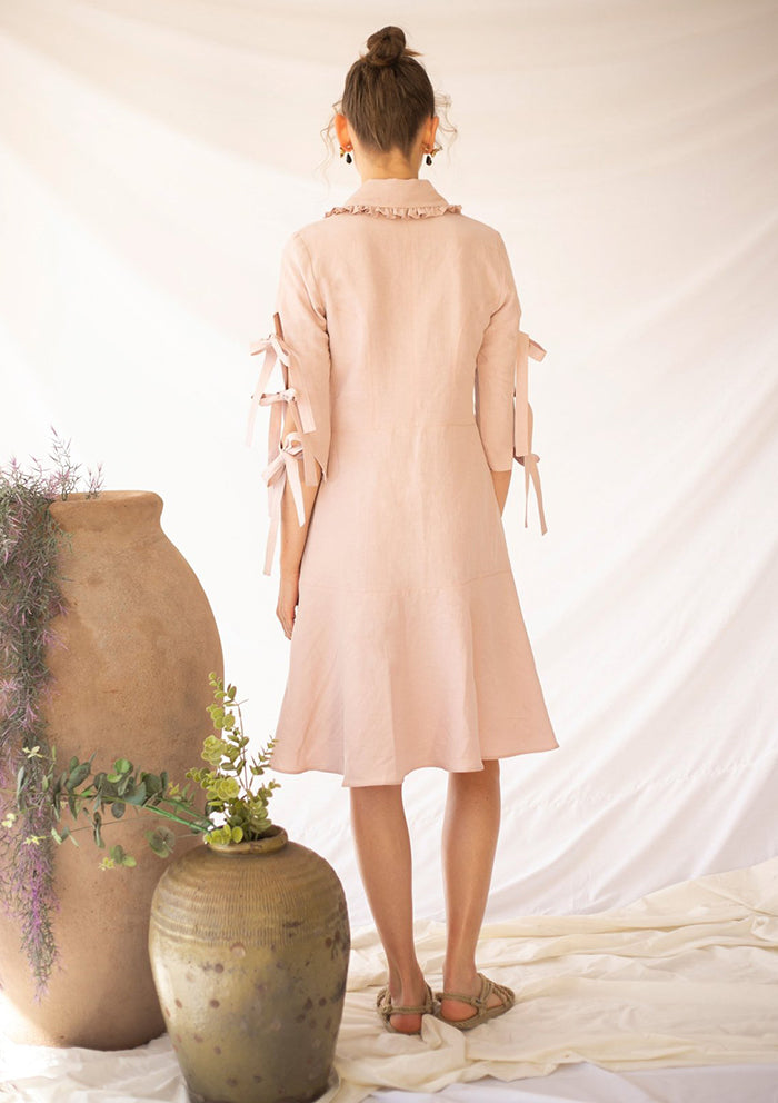 LINUM Dress - Nude